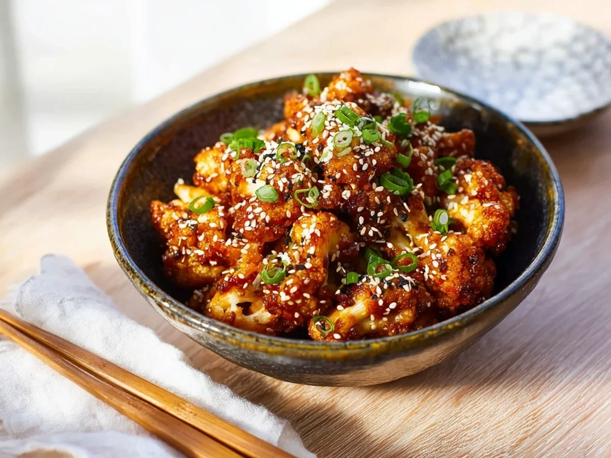 Sticky Sesame Cauliflower: Crispy, Sweet & Savory - Image 2
