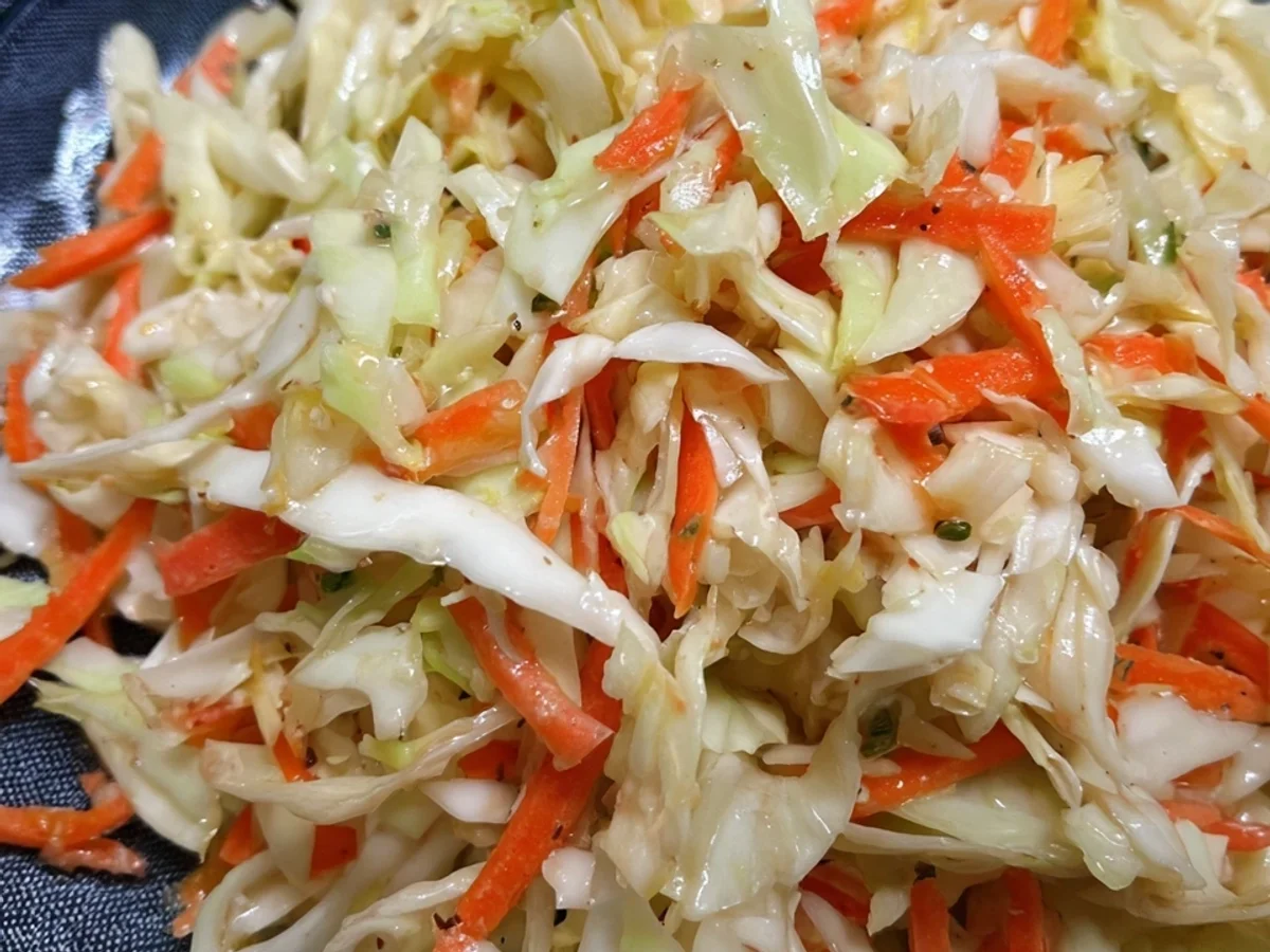 Tangy Classic Vinegar and Oil Coleslaw Recipe - Image 1