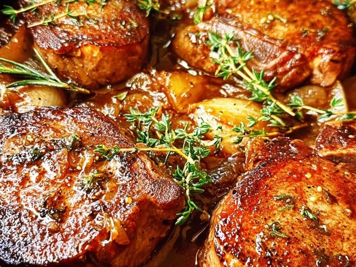 Tender Apple Butter Lamb Chops: Sweet-Savory Perfection - Image 1