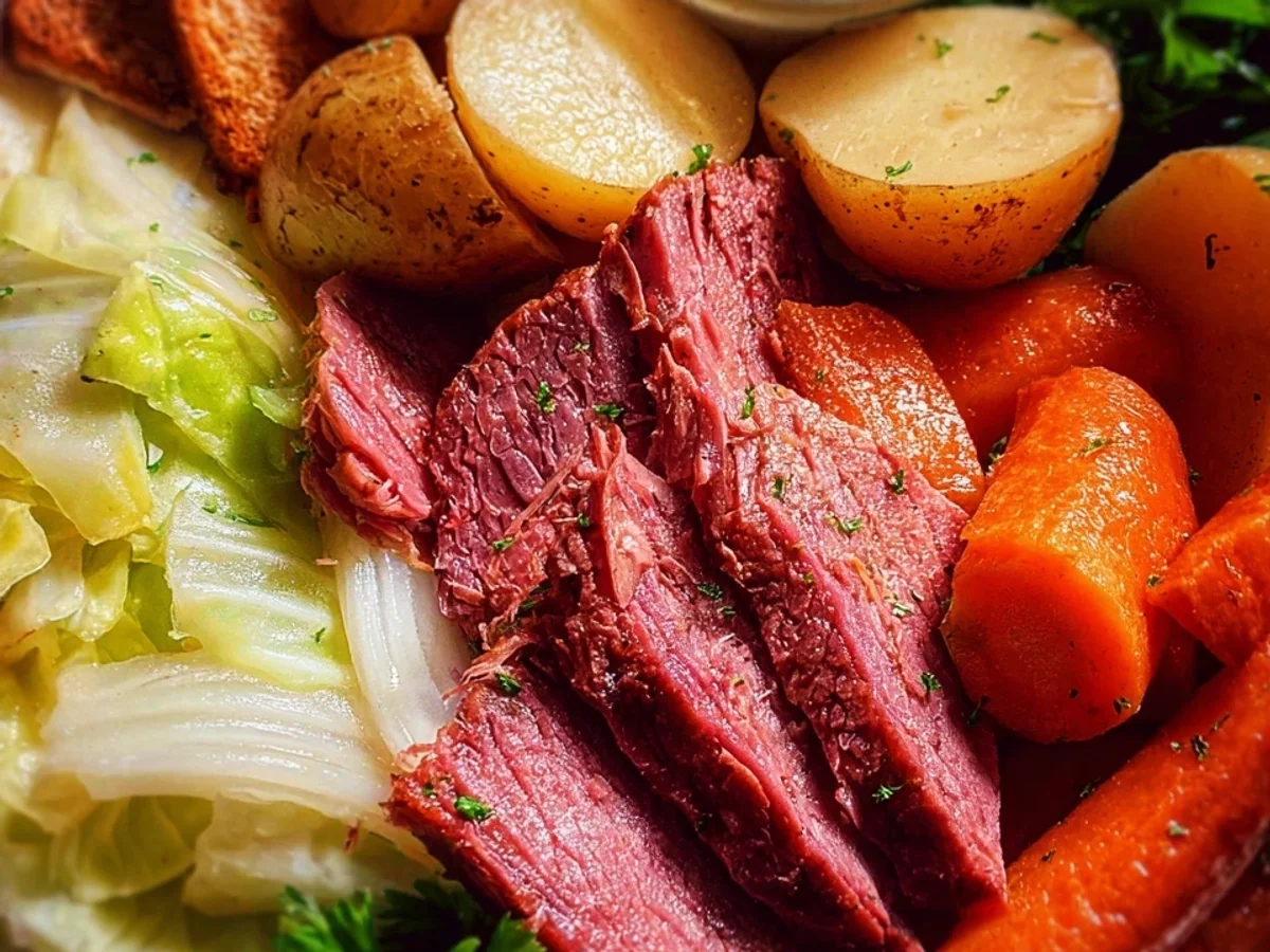 Tender Corned Beef and Cabbage with Zesty Horseradish Sauce - Image 2