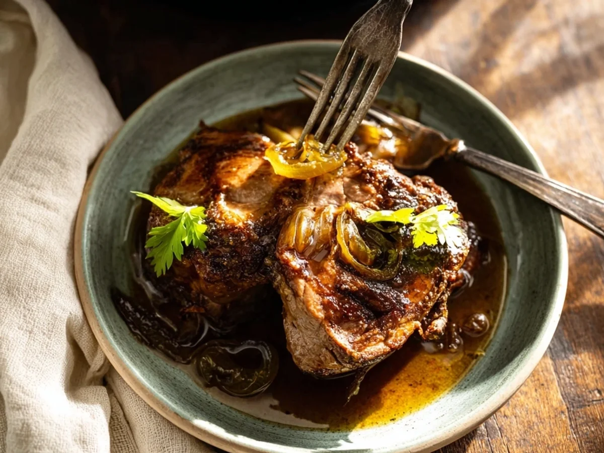 Tender Crock Pot Mississippi Lamb Chops - Image 1