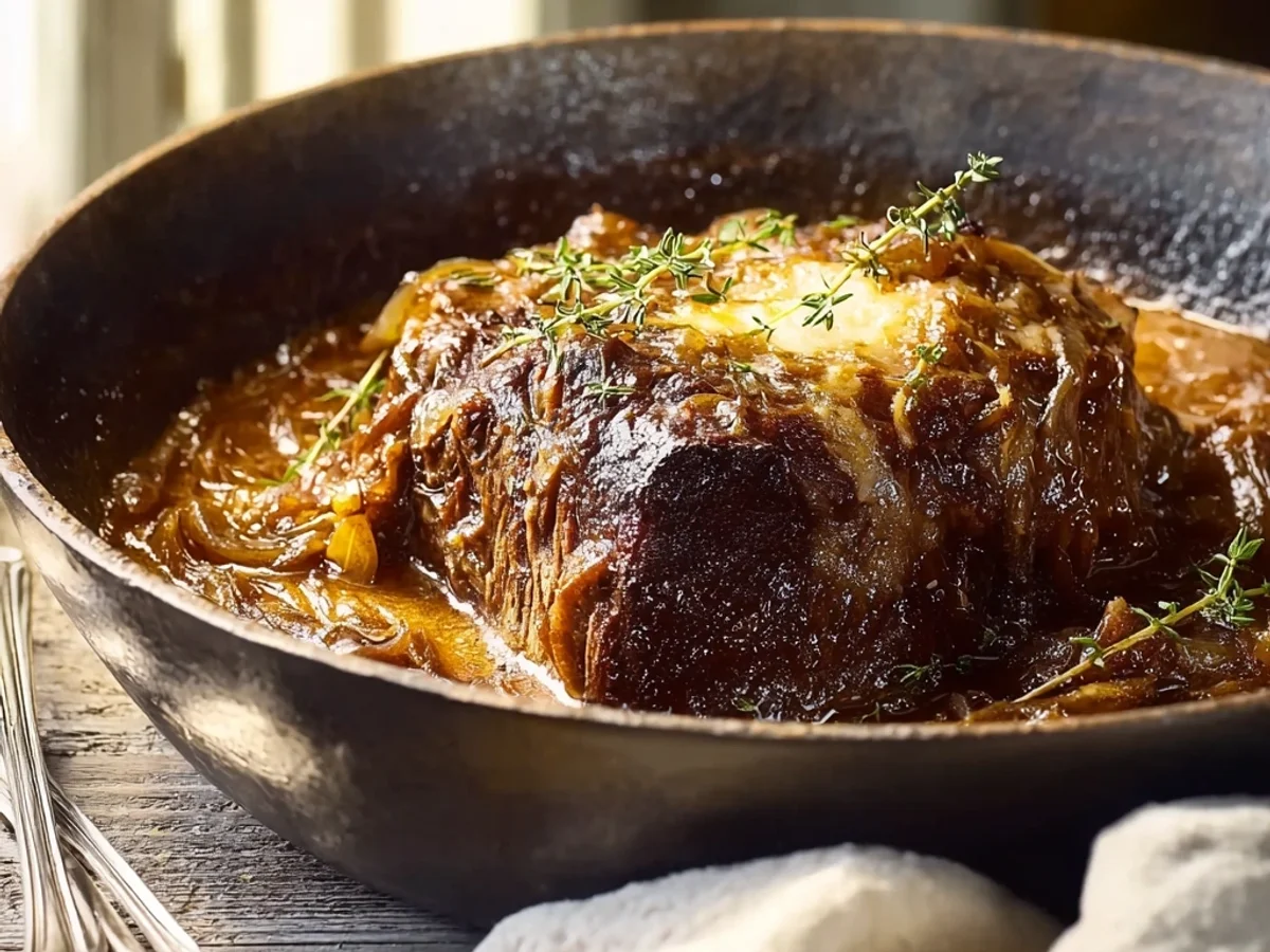 Tender French Onion Pot Roast: A Cozy Supper - Image 1
