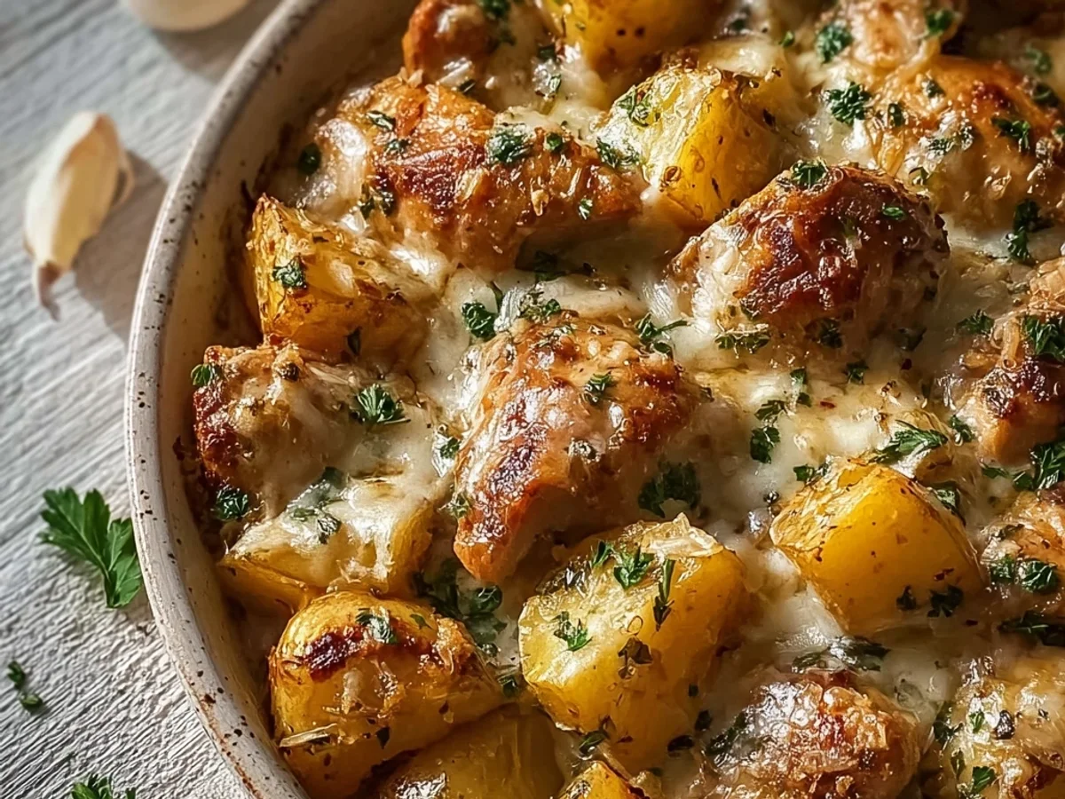 Tender Garlic Parmesan Crockpot Chicken & Potatoes - Image 2