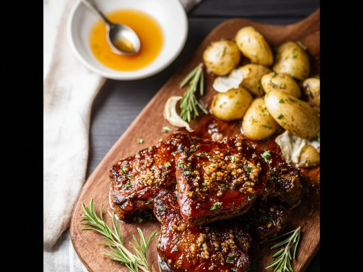 Tender Honey Garlic Lamb Chops: A Weeknight Treat - Image 1