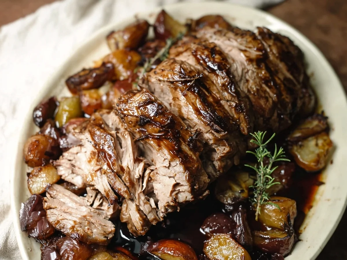 Tender Slow Cooker Lamb Tenderloin with Herbs - Image 1