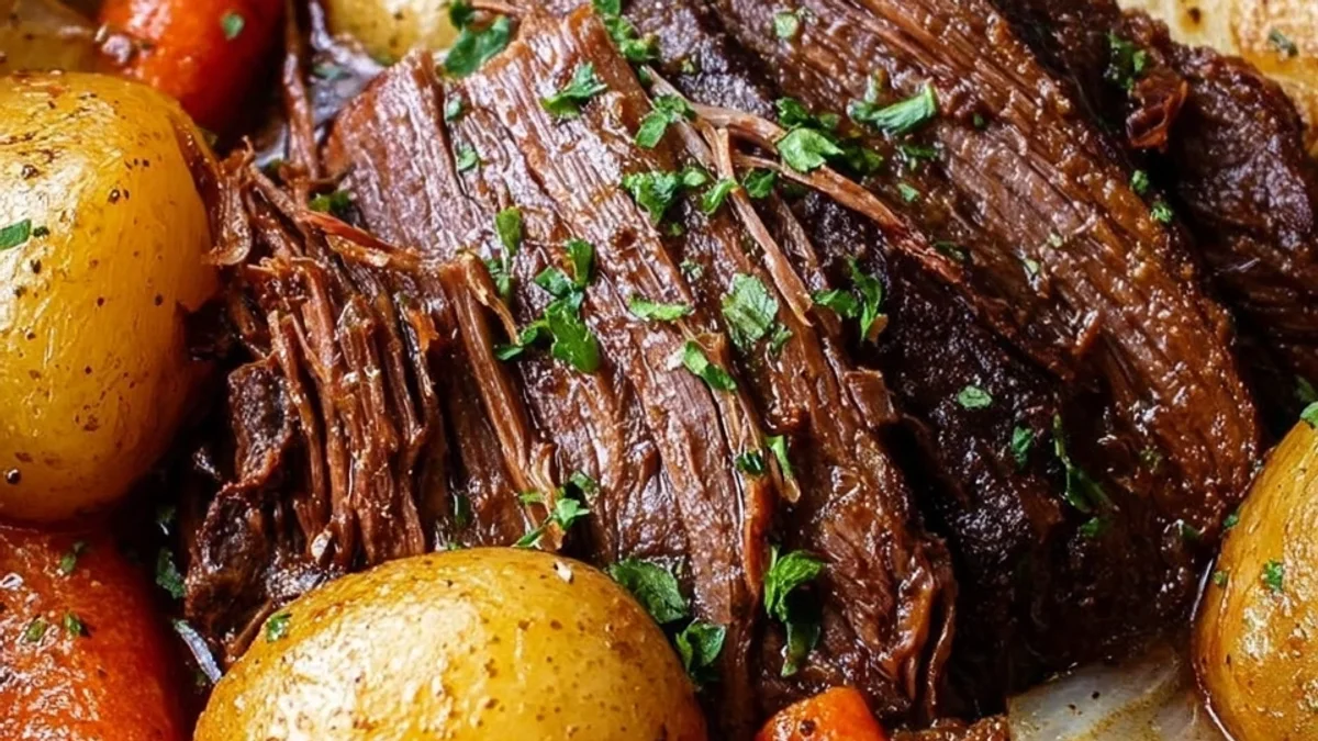 5-Star Crockpot Pot Roast: Easy Family Dinner