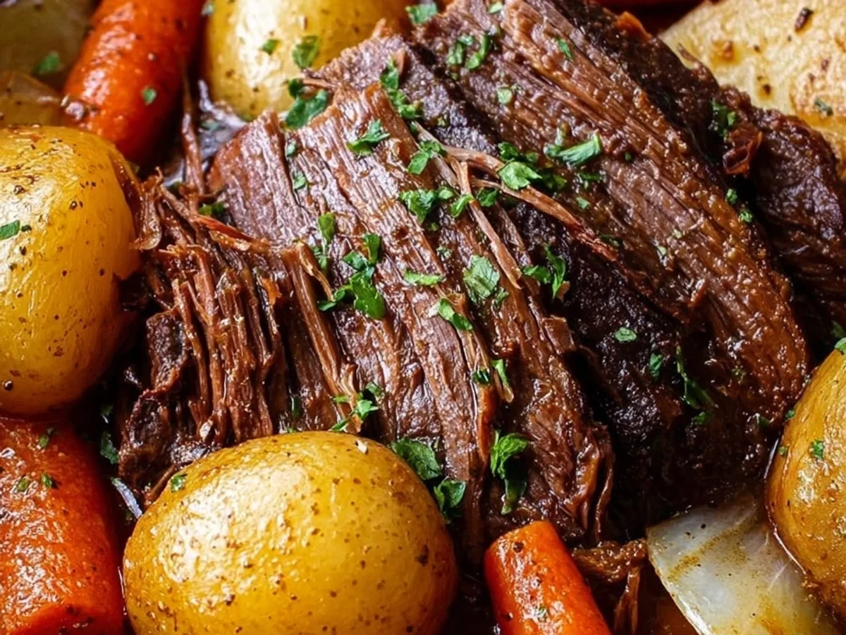 5-Star Crockpot Pot Roast: Easy Family Dinner - Featured Image