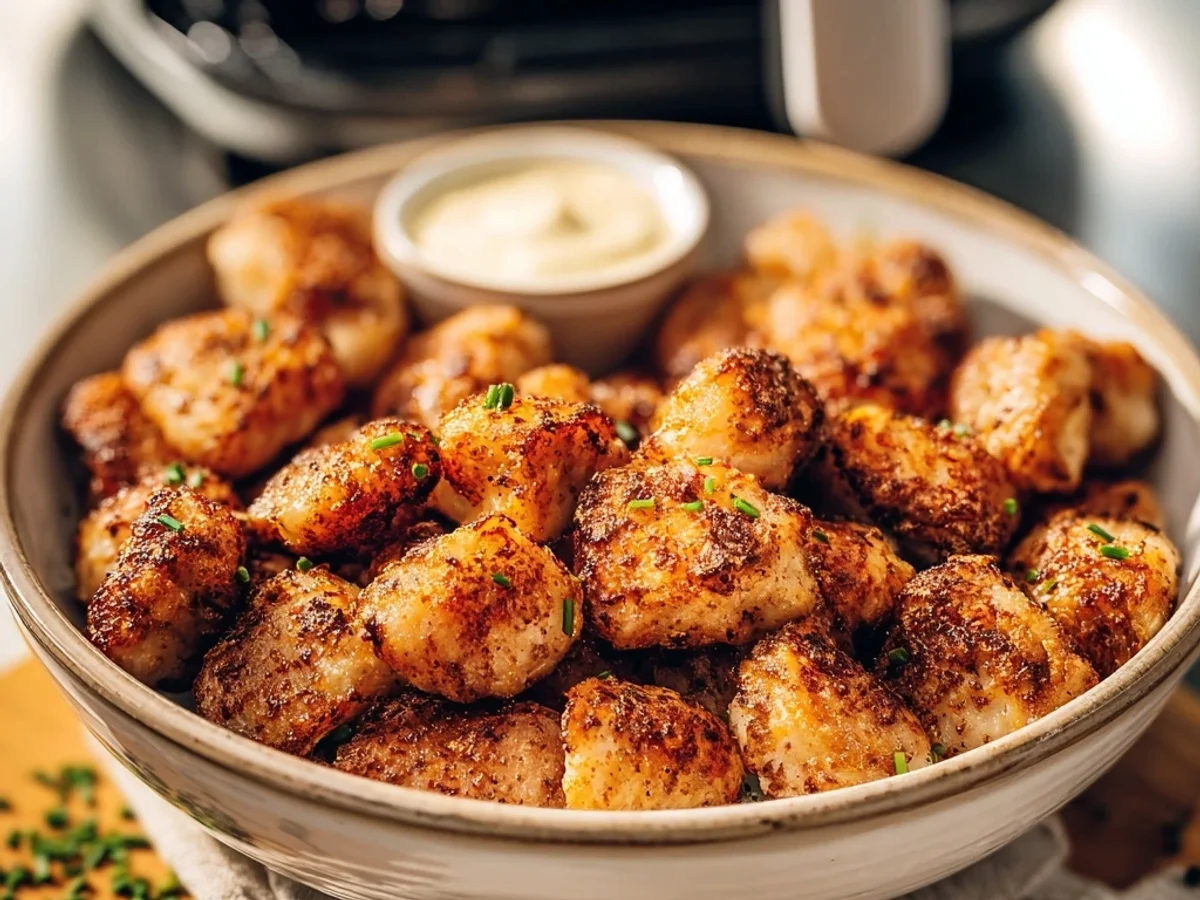 Air Fryer Boneless Chicken Bites: Crispy & Quick - Featured Image