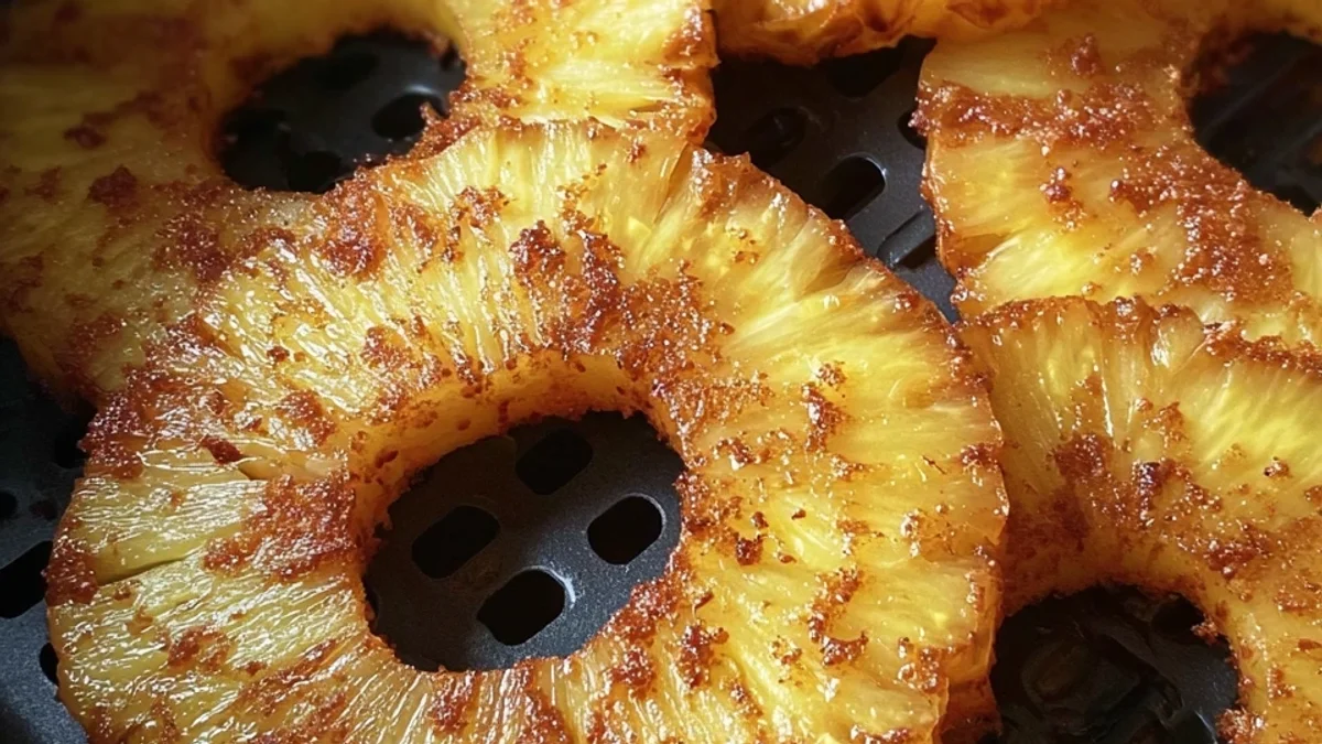 Air Fryer Caramelized Pineapple: Quick Summer Sweetness