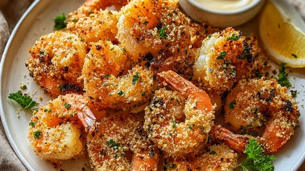 Air Fryer Garlic Parmesan Shrimp: Quick & Flavorful