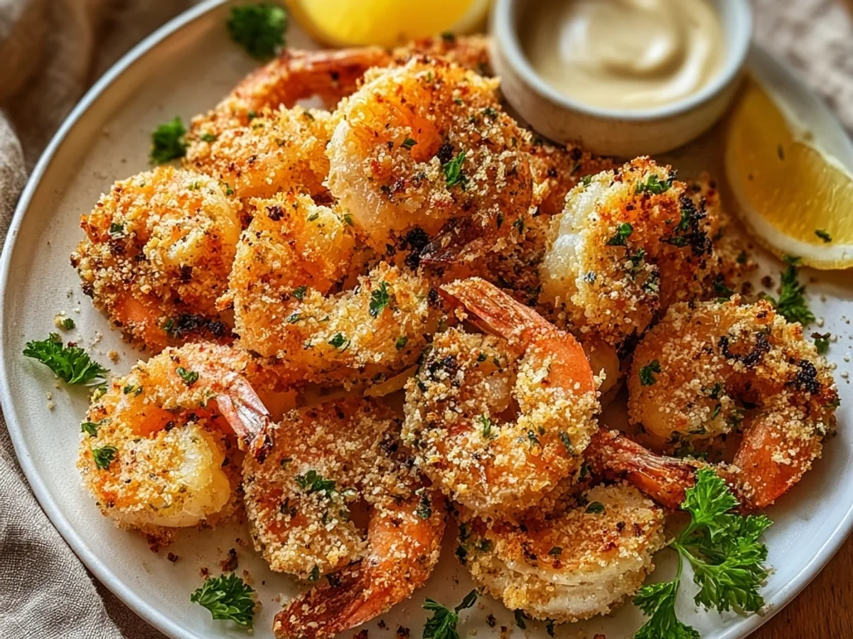 Air Fryer Garlic Parmesan Shrimp: Quick & Flavorful - Featured Image