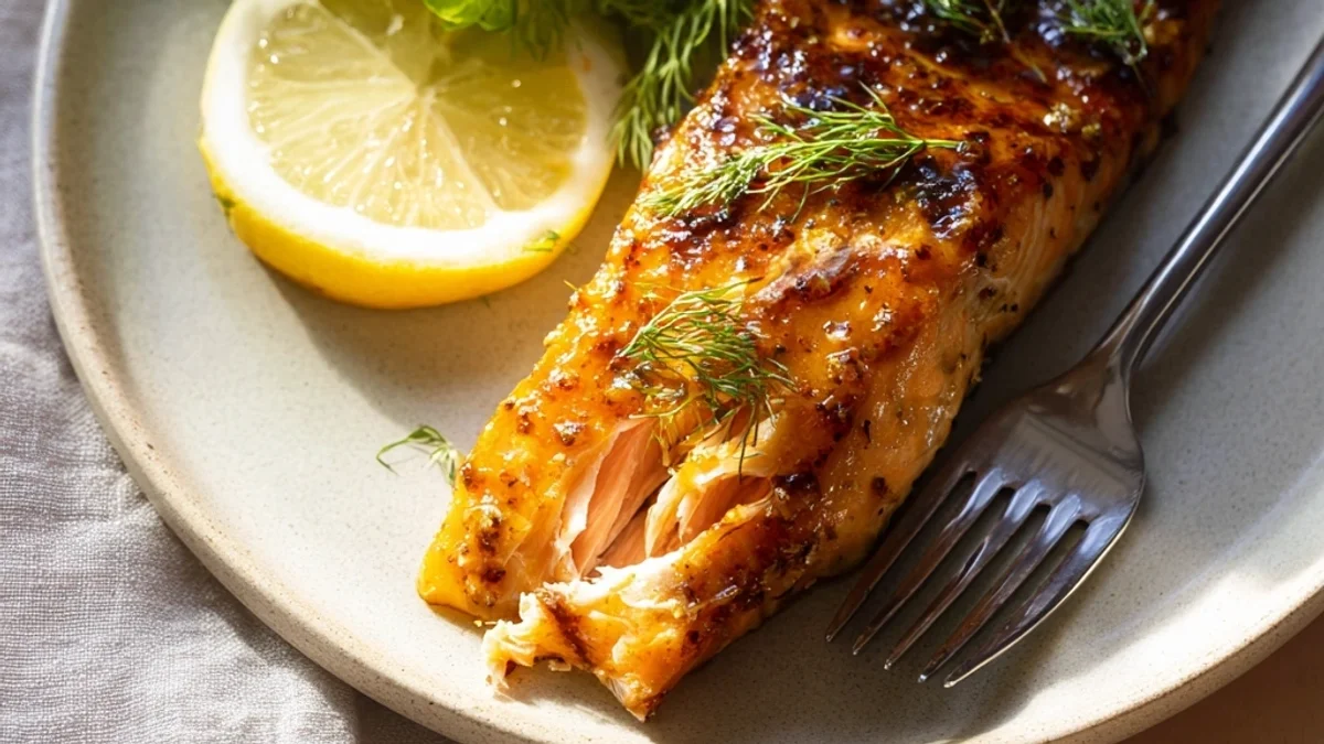 Air Fryer Honey Mustard Salmon: Fast Weeknight Flavor