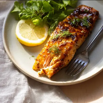 Air Fryer Honey Mustard Salmon: Fast Weeknight Flavor