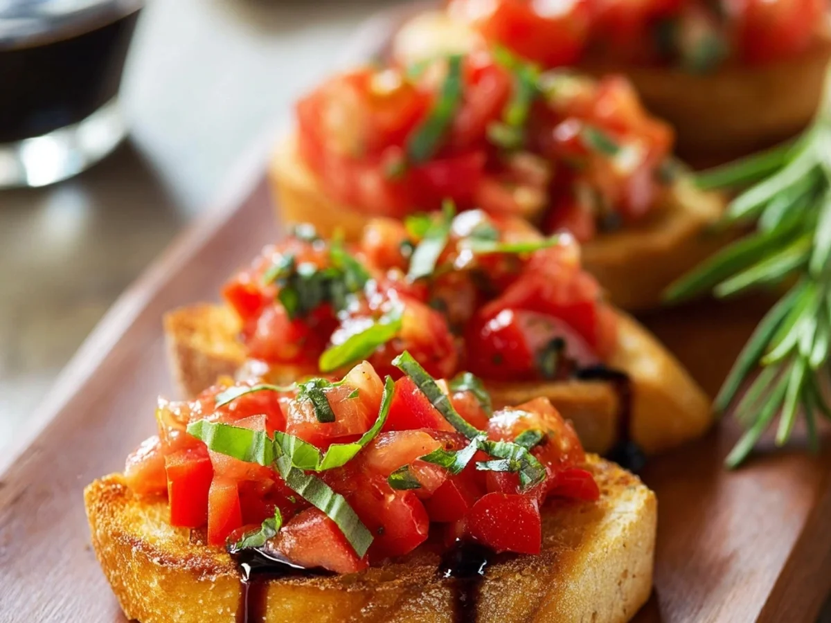 Authentic Italian Bruschetta: Fresh Tomato & Basil Bites - Featured Image