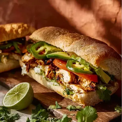 Chicken Torta Sandwich: Hearty Mexican-Inspired Meal