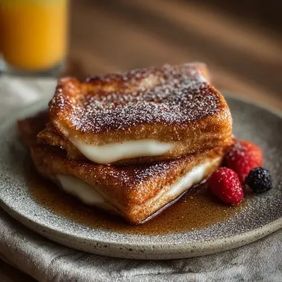 Churro Stuffed French Toast: Golden Morning Bliss