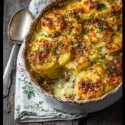 Classic Cheesy Hamburger Potato Casserole