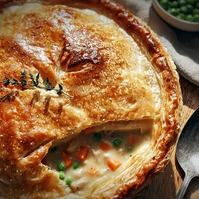 Classic Chicken Pot Pie Recipe: Flaky Crust, Creamy Filling