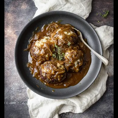 Classic French Onion Salisbury Steak: Rich, Savory Comfort