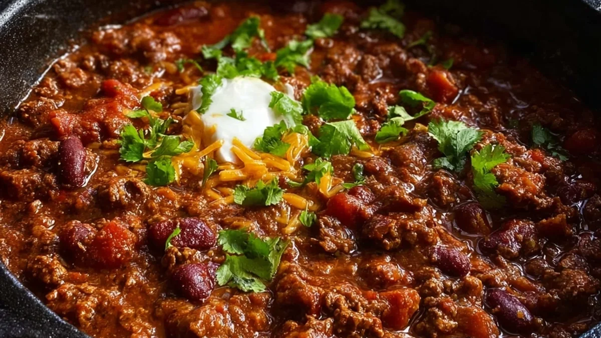 Classic Slow Cooker Chili Recipe