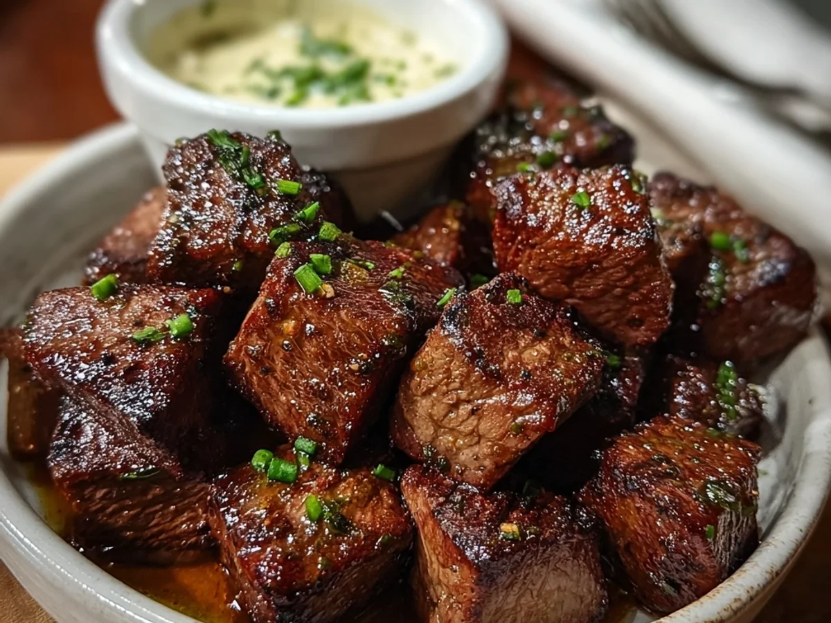 Copycat Texas Roadhouse Steak Bites: Tender, Garlicky - Featured Image
