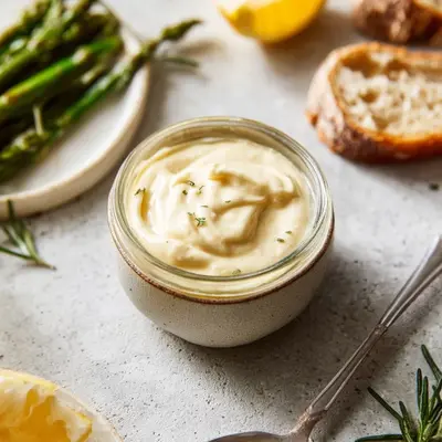Creamy 3 Ingredient Roasted Garlic Aioli