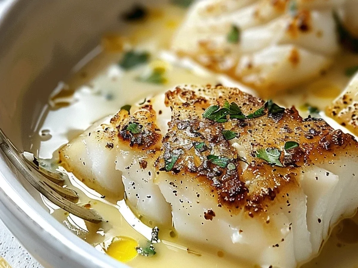 Creamy Baked Cod in Coconut Lemon Sauce - Featured Image