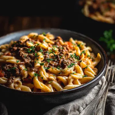 Creamy Beef Pasta: Hearty Weeknight Dinner
