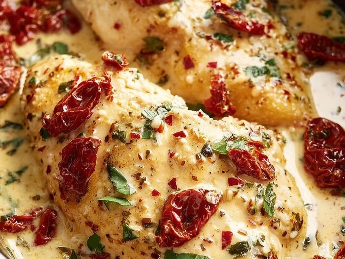 Creamy Dump & Go Crockpot Marry Me Chicken - Featured Image