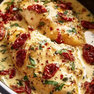 Creamy Dump & Go Crockpot Marry Me Chicken