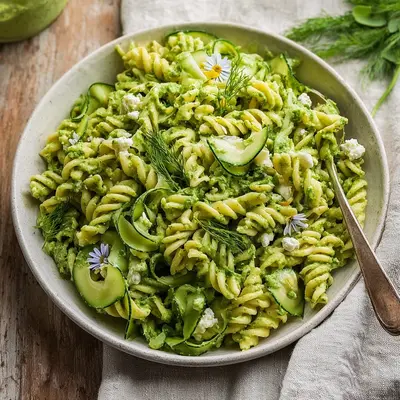 Creamy Green Goddess Pasta Salad: Easy Recipe