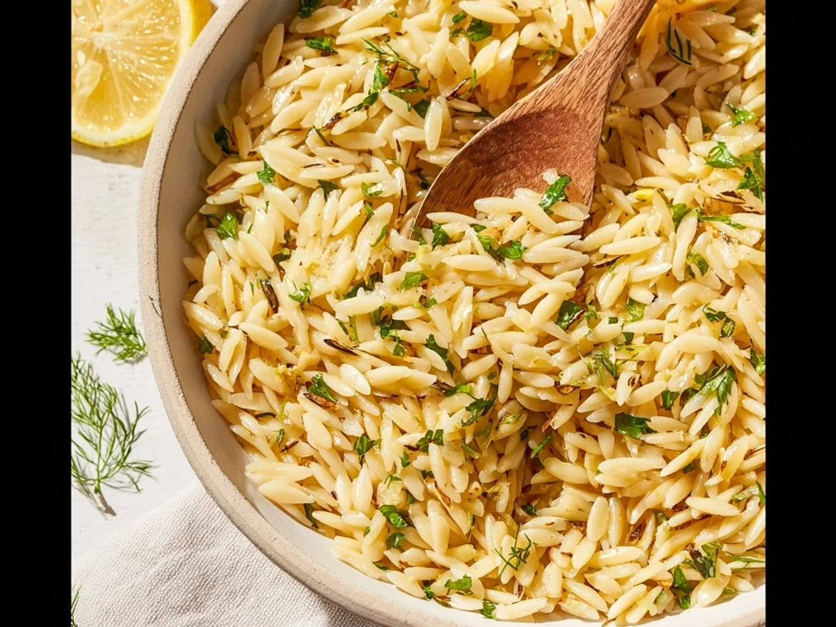 Creamy Lemon Orzo Pasta: Zesty, Easy Dinner - Featured Image