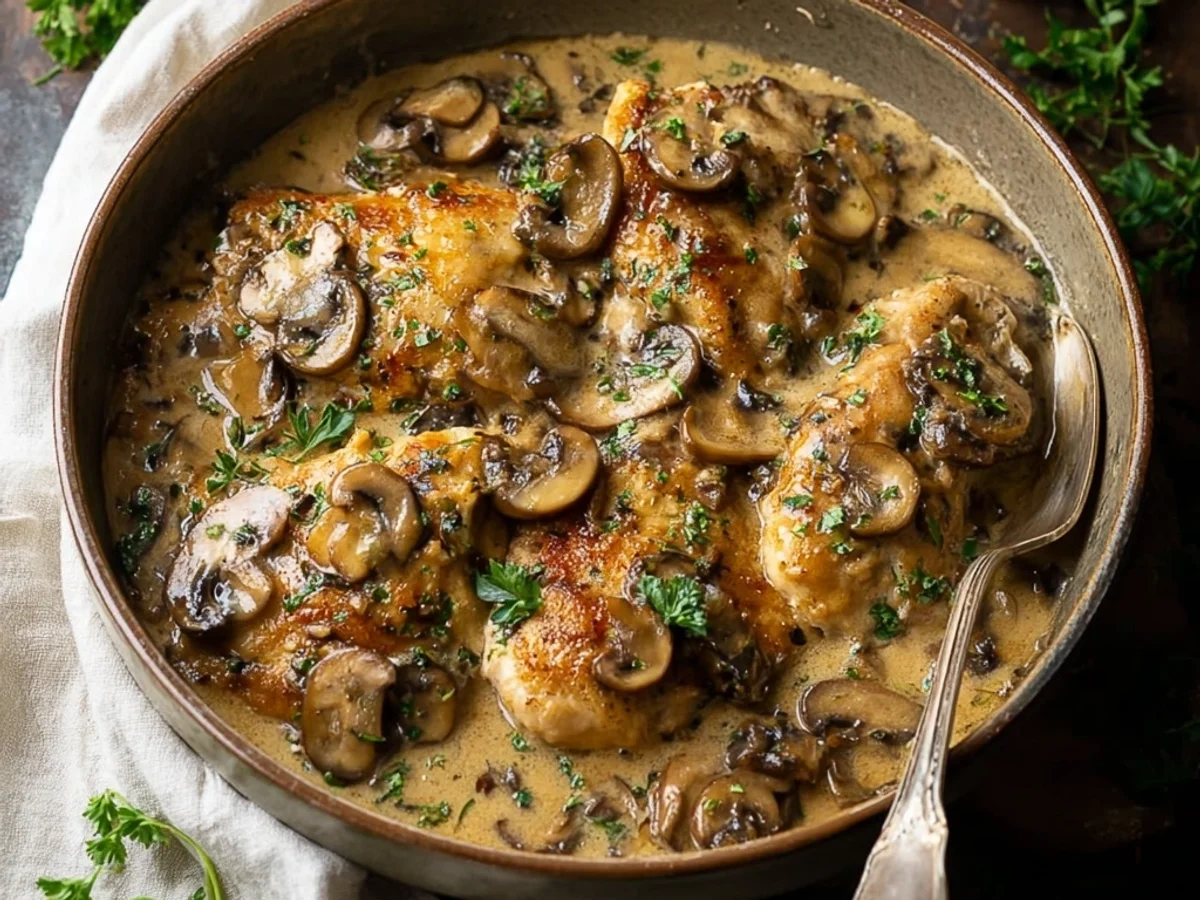 Creamy Mushroom Chicken: A Quick Weeknight Meal - Featured Image
