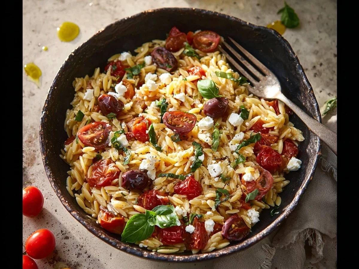 Creamy Orzo with Tomatoes and Feta: A Weeknight Wonder - Featured Image