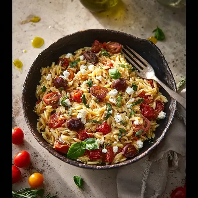 Creamy Orzo with Tomatoes and Feta: A Weeknight Wonder