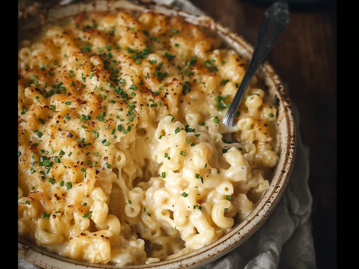 Creamy Slow Cooker Four Cheese Mac and Cheese - Featured Image