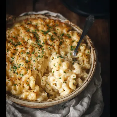Creamy Slow Cooker Four Cheese Mac and Cheese