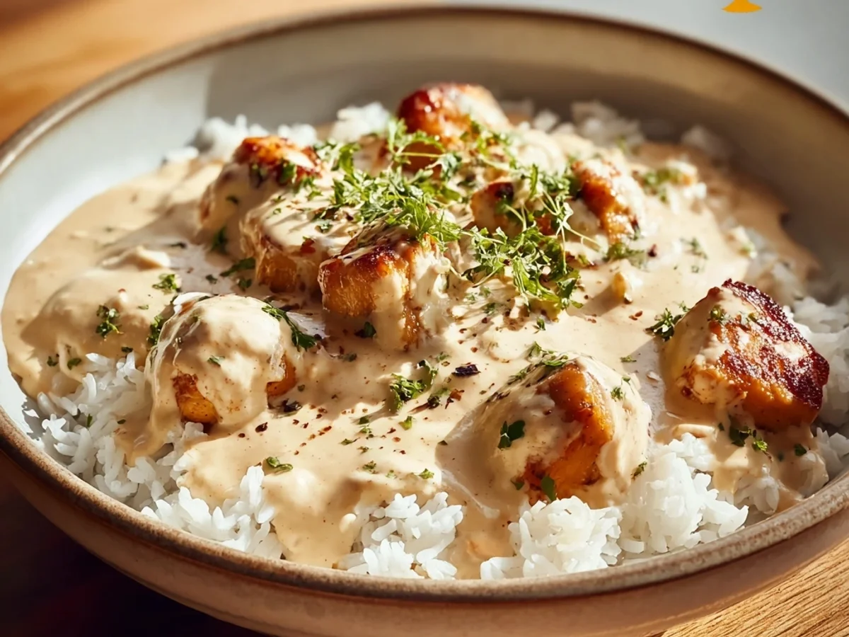 Creamy Smothered Chicken & Rice: A Quick Weeknight Meal - Featured Image