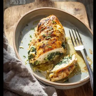 Creamy Spinach Stuffed Chicken Breasts