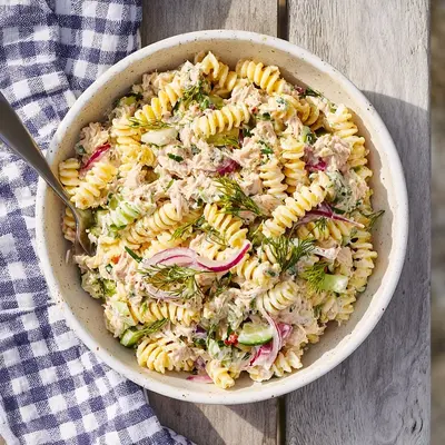 Creamy Tuna Pasta Salad: Easy & Delicious!