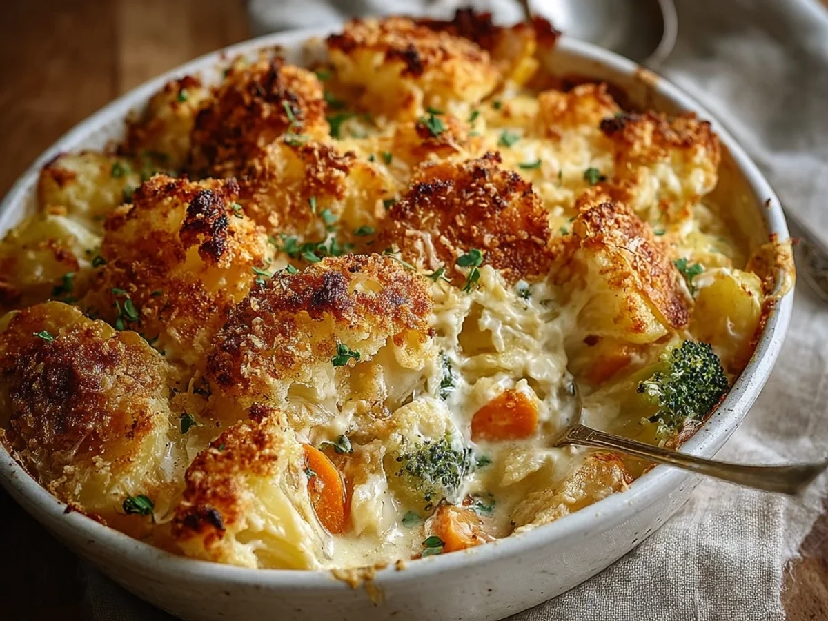 Creamy Winter Vegetable Bake: A Simple Comfort Meal - Featured Image