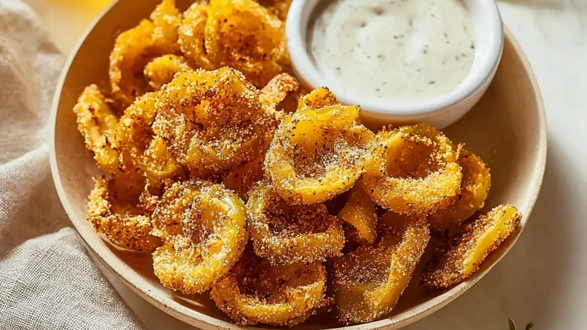 Crispy Air Fryer Banana Pepper Coins: My Snacky Obsession