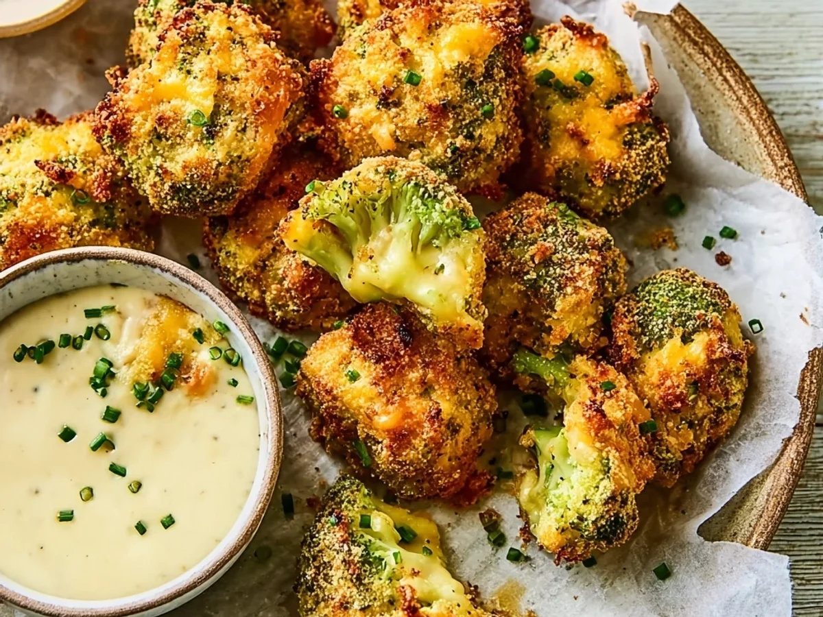 Crispy Air Fryer Broccoli Cheddar Poppers: A Family Favorite - Featured Image