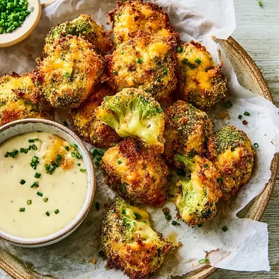 Crispy Air Fryer Broccoli Cheddar Poppers: A Family Favorite