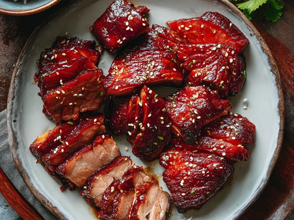 Crispy Air Fryer Char Siu Lamb: Quick & Juicy - Featured Image