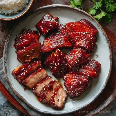 Crispy Air Fryer Char Siu Lamb: Quick & Juicy