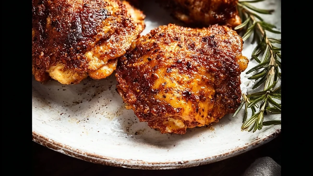 Crispy Air Fryer Chicken Thighs: A Weeknight Favorite