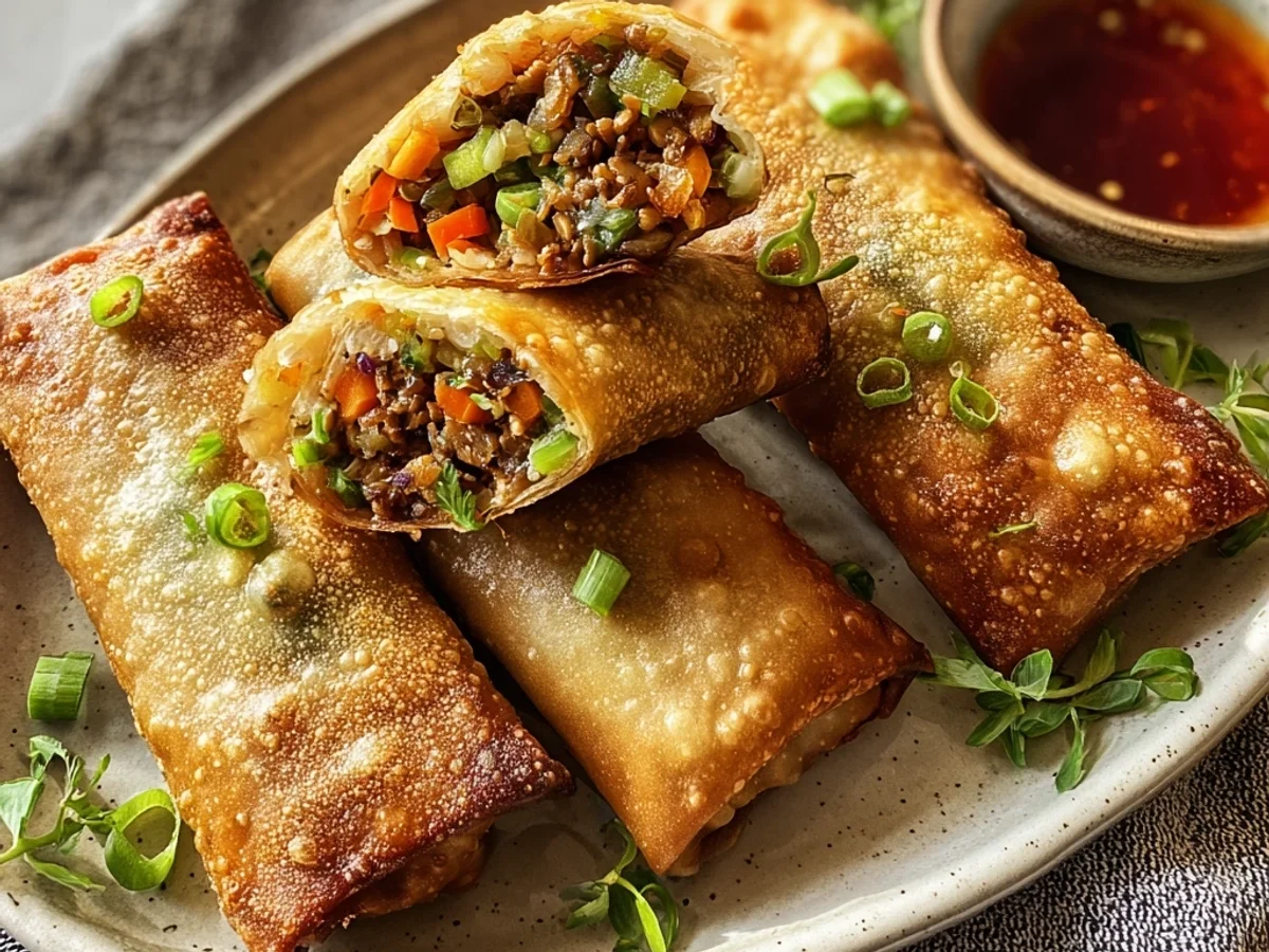 Crispy Air Fryer Egg Rolls: Quick Snack Happiness - Featured Image