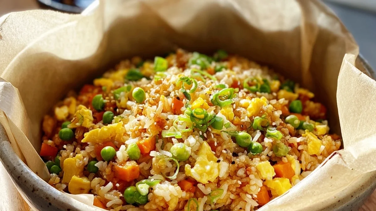 Crispy Air Fryer Fried Rice: Quick Weeknight Meal