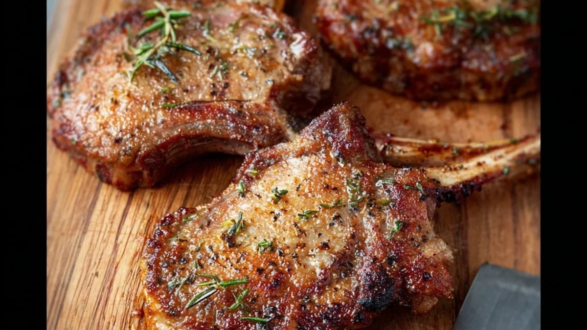 Crispy Air Fryer Lamb Chops: Quick & Flavorful